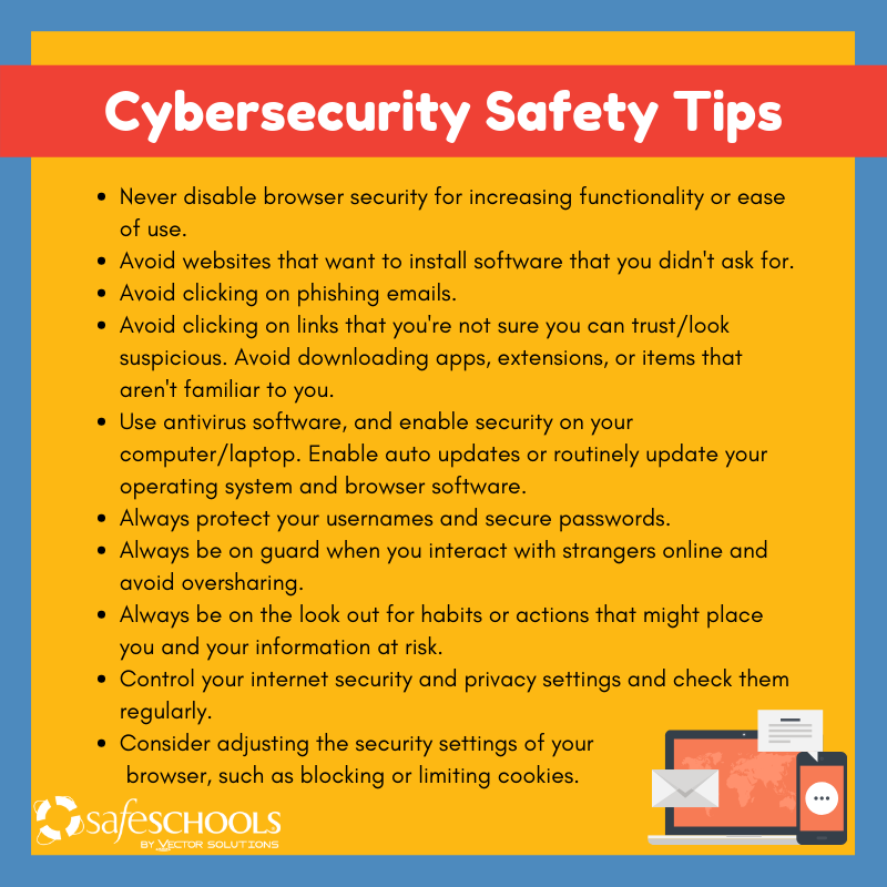 Cybersecurity Safety Tips