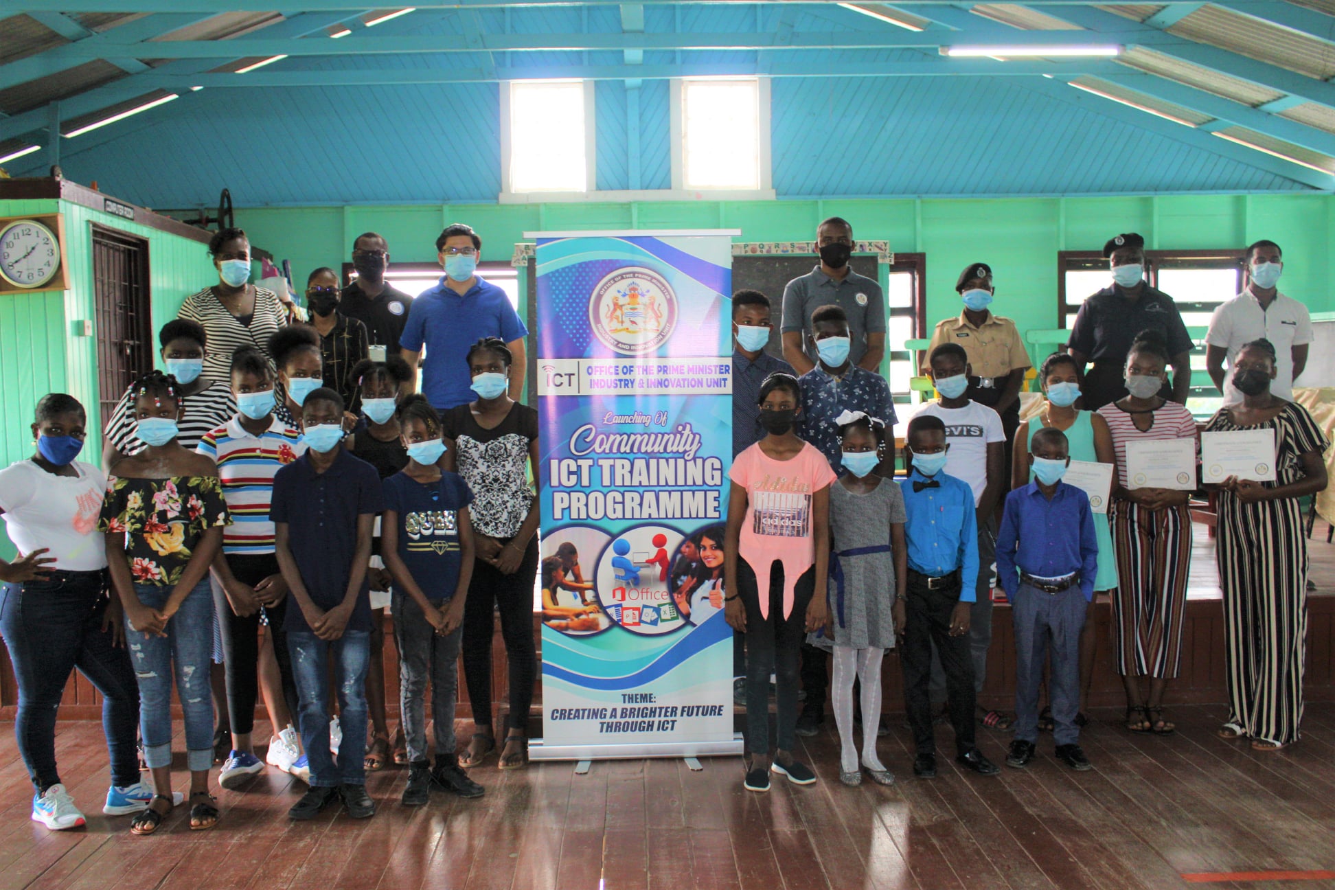 The Industry and Innovation Unit closed off another Community ICT training Program at Sister Village ICT HUB Region 6.