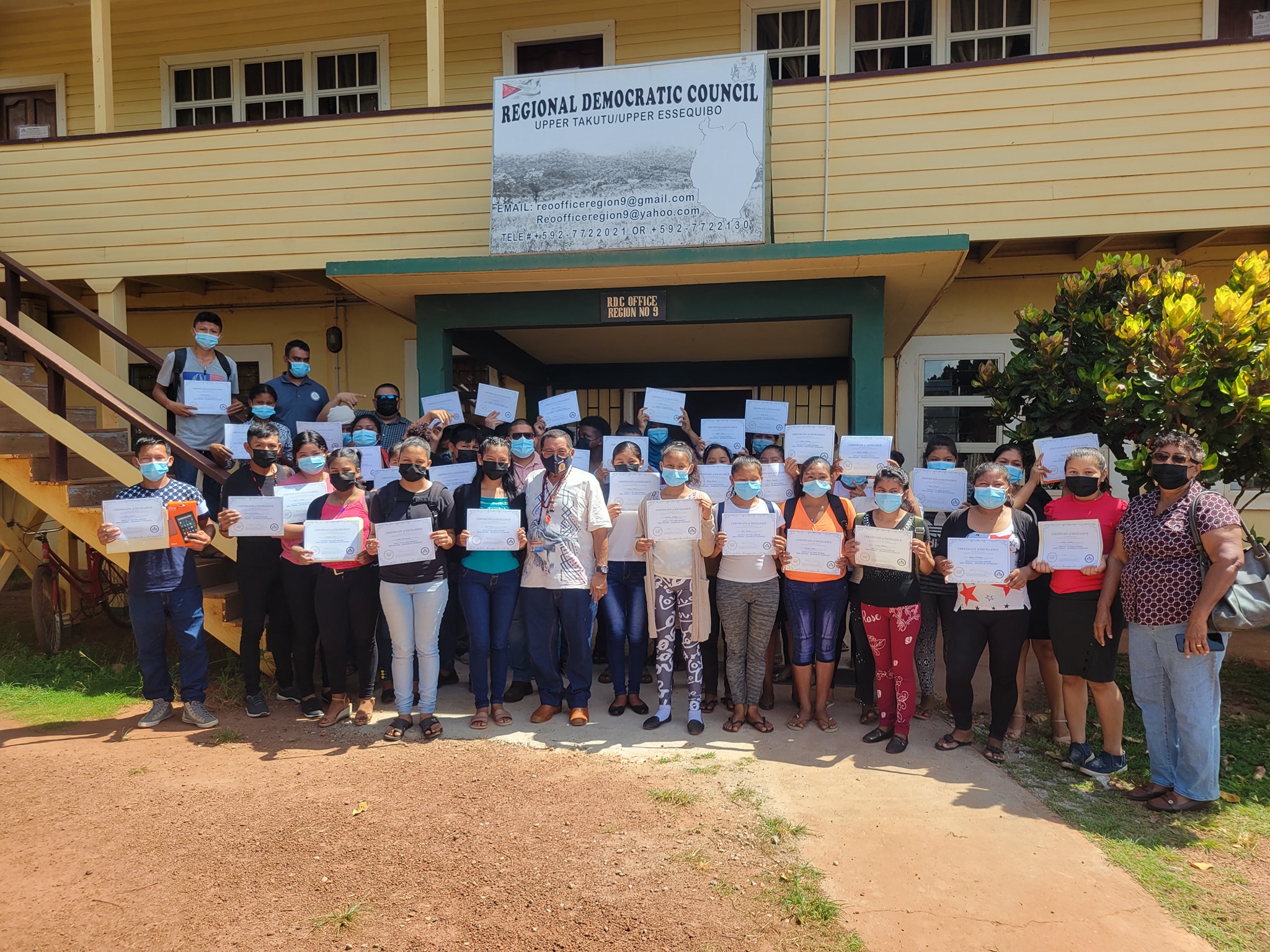 Basic Information Technology training in Lethem Region 9