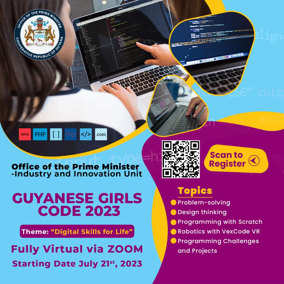 Guyanese Girls Code 2023 Registration