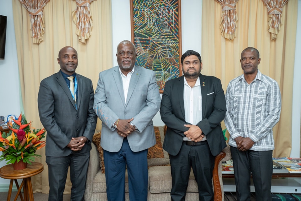 Prime Minister, Brigadier (Ret’d), the Honourable Mark Phillips met with Secretary-General of the Caribbean Telecommunications Union (CTU), Mr Rodney Taylor