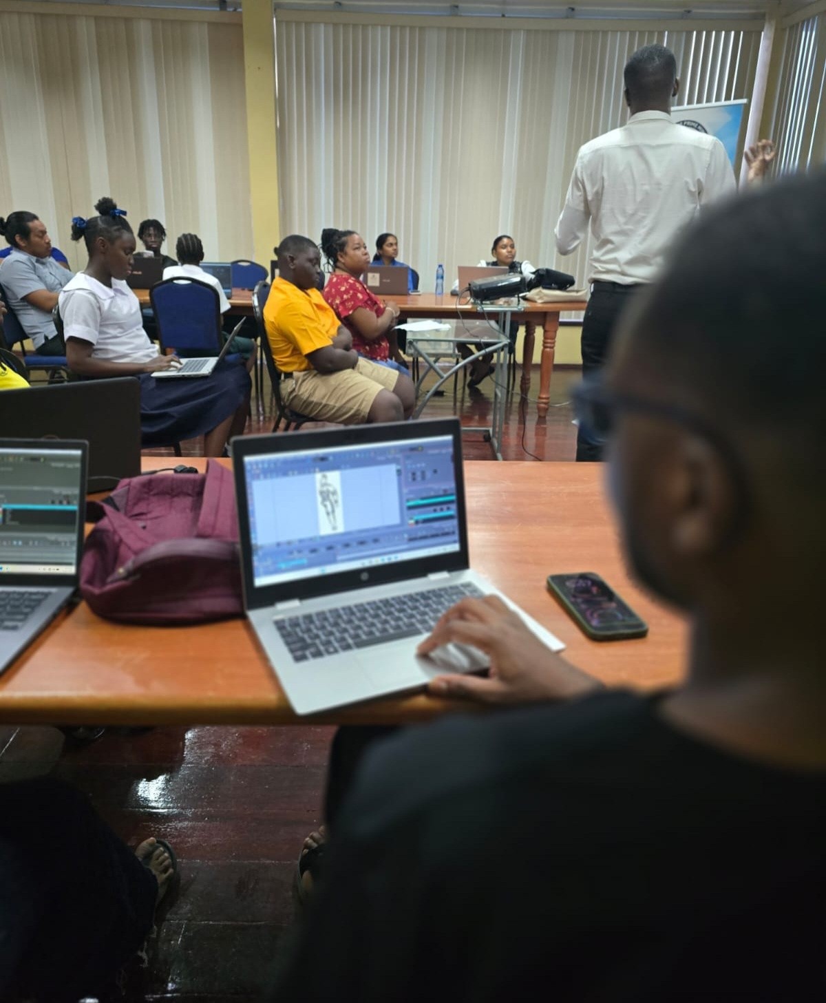 ANIMATION TRAINING REACHES FULL CAPACITY AS SESSIONS PROGRESS.